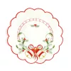 Karácsonyi asztalterítő - hímzett - 29 cm - 3 féle