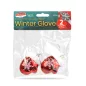   Karácsonyi dekoráció - téli kesztyű - 7,2 x 5 cm - 2 db / csomag