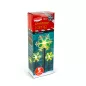   Karácsonyi lámpa - 5 LED - jégkristály - 34,5 cm - melegfehér - 3 X AA
