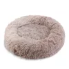 Kutyafekhely - kör - "XL" méret - 80 cm - világosbarna