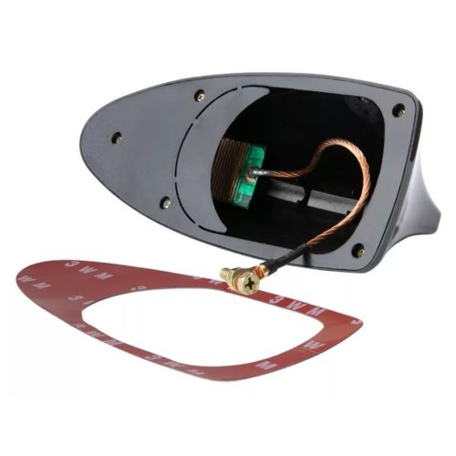 Cápauszony antenna - fekete