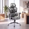 TitanMesh Pro Irodai forgószék oldalpárnával - szürke - 119 x 72 x 73 cm