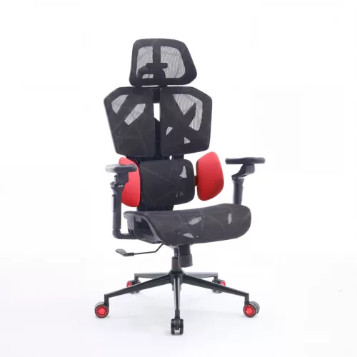 TitanMesh Pro Irodai forgószék oldalpárnával - piros - 119 x 72 x 73 cm