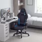   TItanForce gamer szék párnával - fekete/kék - 122 x 65 x 53 cm