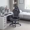 TItanForce gamer szék párnával - fekete/szürke - 122 x 65 x 53 cm