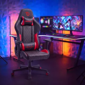   TItanForce gamer szék párnával - fekete/piros - 122 x 65 x 53 cm