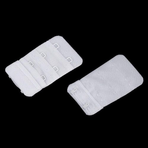 Melltartó hosszabbító, kétsoros - poliészter -  5 x 3,2 cm