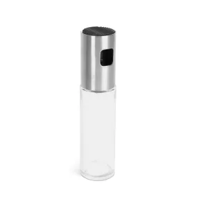   Olaj és ecet permetező spray - rozsdamentes acél, üveg - 100 ml