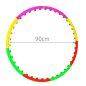Masszírozó hulahopp karika - 90 cm