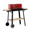 Grillsütő kerekekkel - 93 x 42 x 84 cm