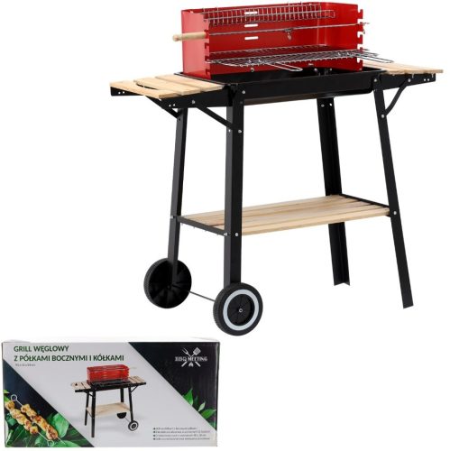 Grillsütő kerekekkel - 93 x 42 x 84 cm