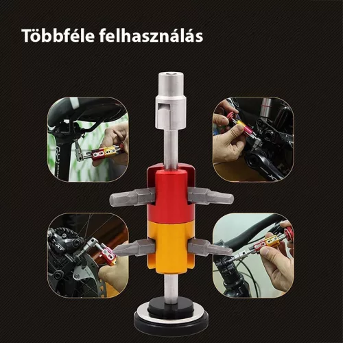 Multifunkciós hordozható csavarhúzó készlet biciklihez