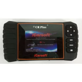   iCarsoft CR Plus ABS légzsák motor váltó szervíz intervallum kézifék diagnosztika