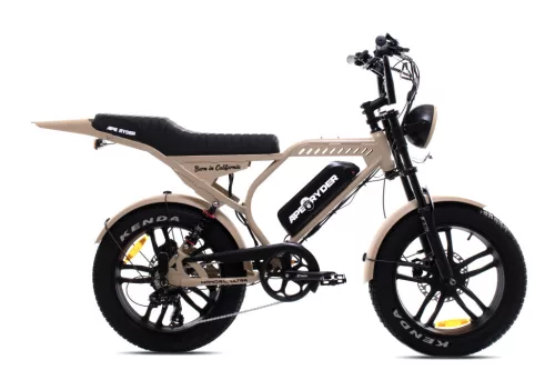 Ape Ryder Mandril Ultra 2 Személyes Városi és Off-Road E-Bike pedelec/moped bézs