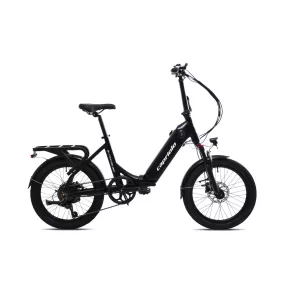 Capriolo E-bike Folding pedelec kerékpár Fekete