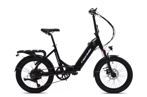 Capriolo E-bike Folding pedelec kerékpár Fekete