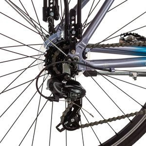 Csepel Traction 100 23" kék-ezüst férfi trekking kerékpár