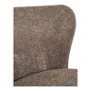 Covelo fotel, bouclé, barna-fekete