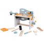 Fa mini szerszámos asztal gyerekeknek 52 darabos