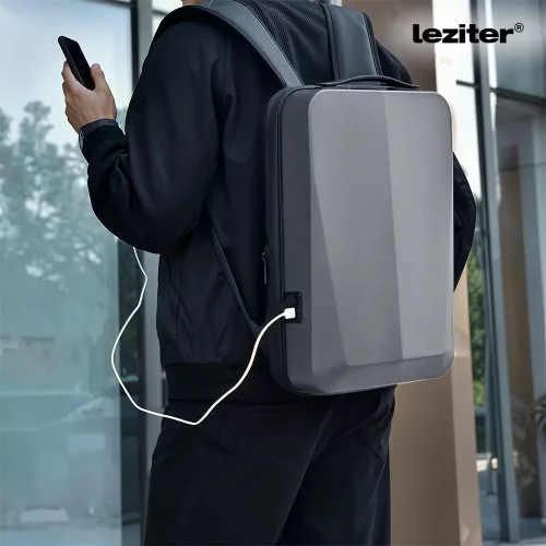 Axen merevített Usb-s laptop hátizsák