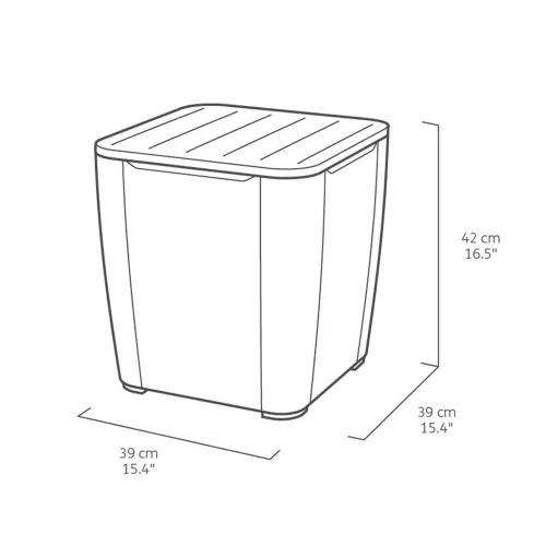 Iowa Balcony kerti bútor garnitúra luzon asztallal