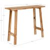 Girona Konzolasztal, teak fa, natúr, 90x40x80 cm