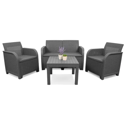 Sanremo kerti bútor szett chicago asztallal