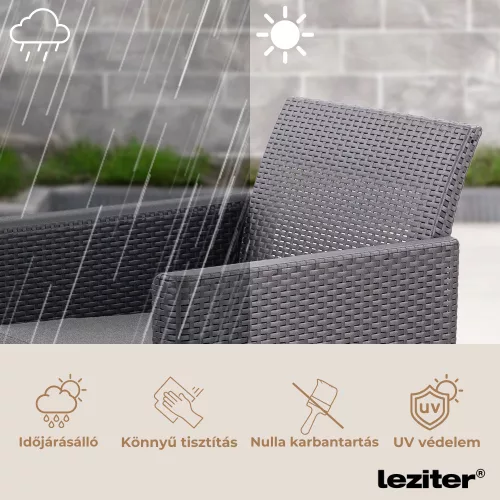 Claire duo műrattan kerti fotel
