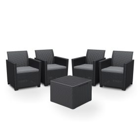 Claire II 4 személyes kerti bútor garnitúra