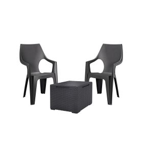   Dante Balcony magas támlás kerti bútor garnitúra szett vigo asztallal