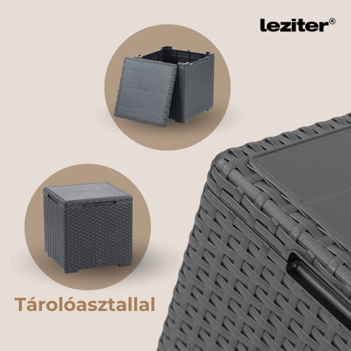 Claire IV 11 személyes kerti bútor garnitúra vigo tárolós asztallal