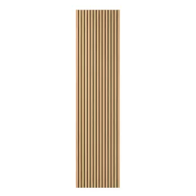 Akusztikus falpanel bambusz hatású 260x60x1,8 cm