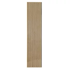 Akusztikus falpanel bambusz hatású 260x60x1,8 cm