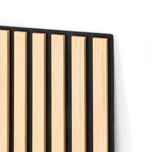 Akusztikus falpanel bambusz hatású 260x60x1,8 cm