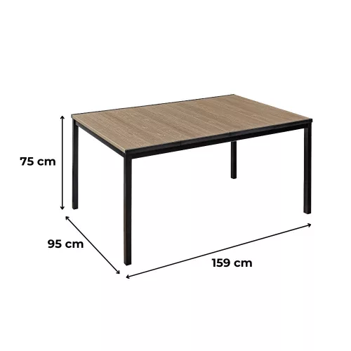 Romen 4+1 kerti bútor garnitúra szett kőris-grafit