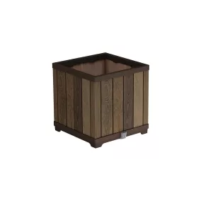 Deco szögletes műanyag virágláda 61 L