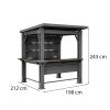 Bar gazebo műanyag kerti pavilon