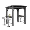 Grill gazebo műanyag kerti pavilon