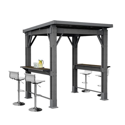 Grill gazebo műanyag kerti pavilon