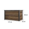 Decocoat műanyag kerti láda 870 L