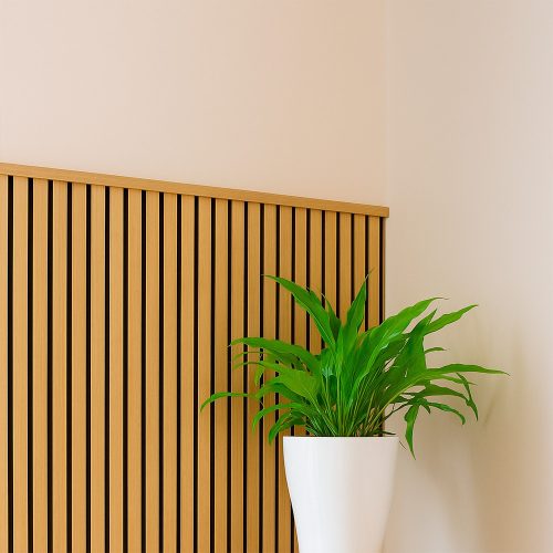 Végzáróléc bambusz hatású 260x2,5x1,8 cm