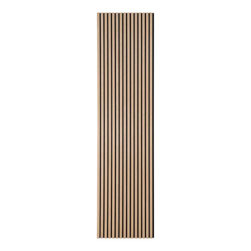 Akusztikus panel, fa furnér, natúr, tölgy hatású 240x60x2,2 cm