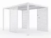 LUXE Lamellás oldalpanel (R) 123x218cm 4 m-ig fehér