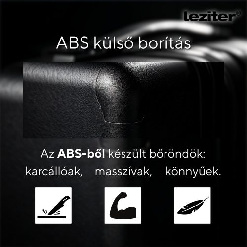 TraveLux Pro közepes bőrönd keményfedeles 68x45x25 cm