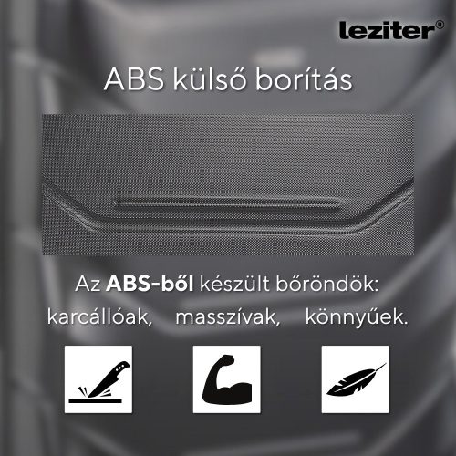 TraveLux Max kézipoggyász keményfedeles levehető kerékkel 40x30x20 cm