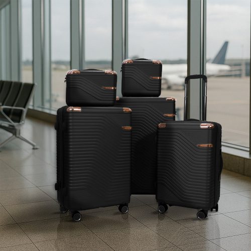 TraveLux Urban közepes bőrönd keményfedeles 68x45x25 cm