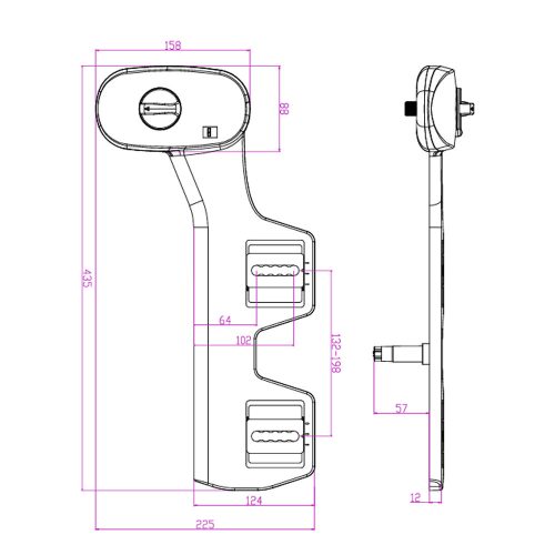 Wc-re szerelhető bidé