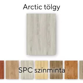 Leziter Arctic tölgy Vinyl SPC padló minta/db