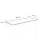 Konyhai munkalap 110 x 60 x 2,8 cm Beton