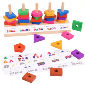Formaválogató Montessori fajáték